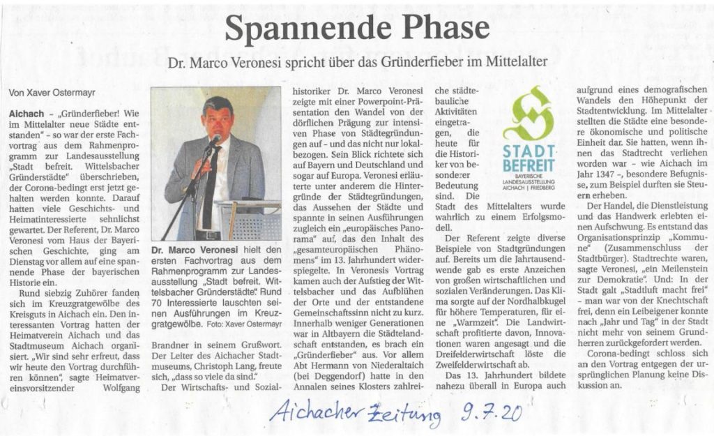 Vortrag Marco Veronesi